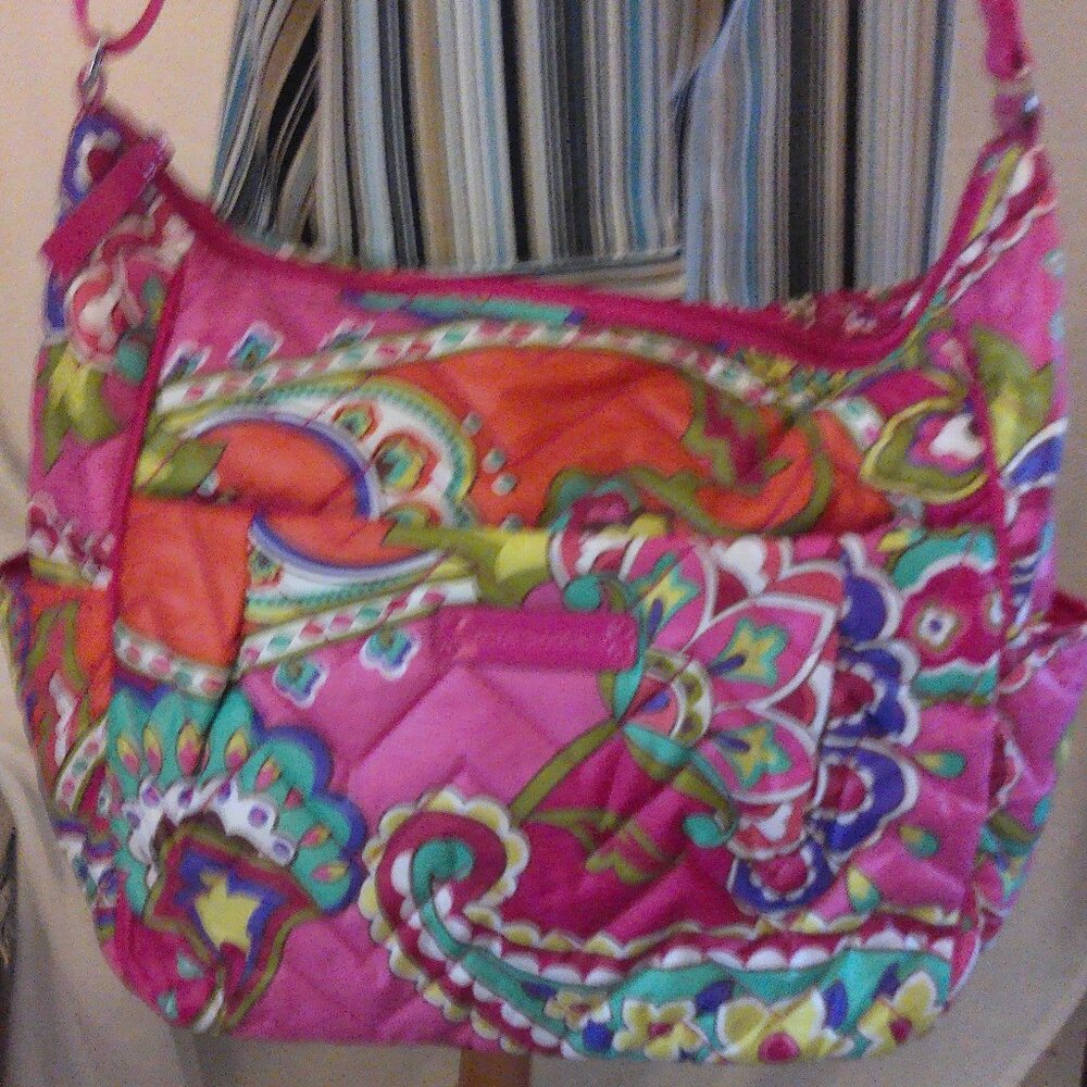 Vera Bradley Paisley In Paradise Quilted Shoulder Bag